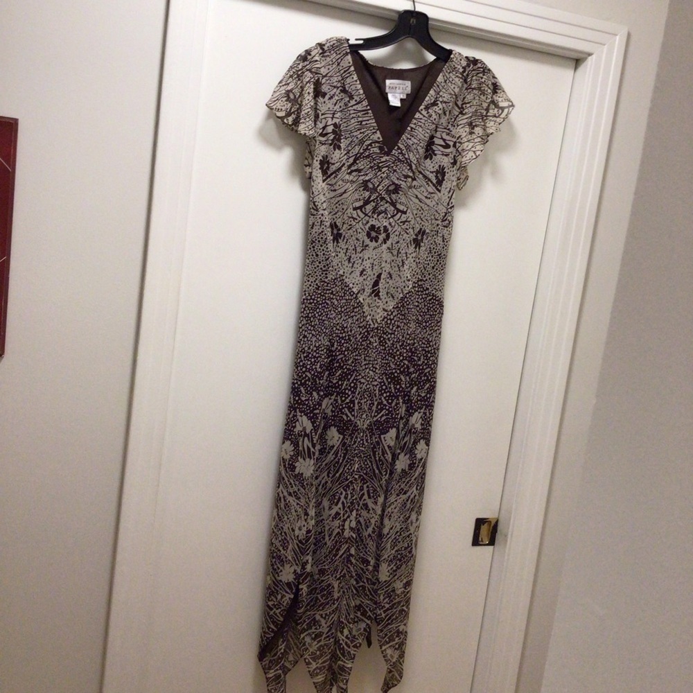 Adrianna Papell Silk Blend Dress